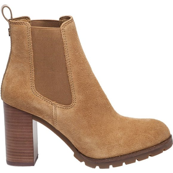 Tory Burch Shoes - Tory Burch Stafford Tan Suede Ankle Boots